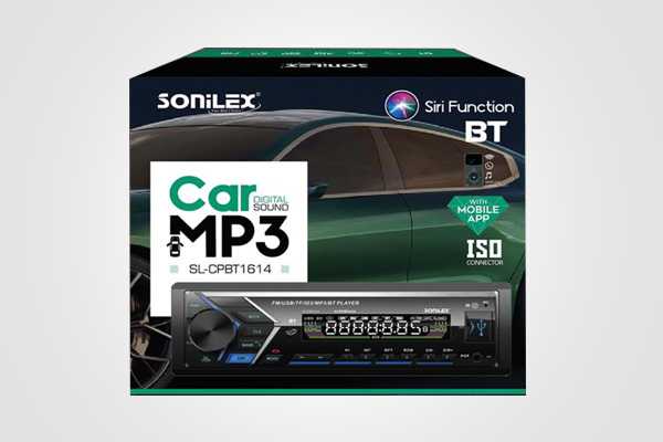 Sonilex MP3 Player with Mobile Link CPBT 1613