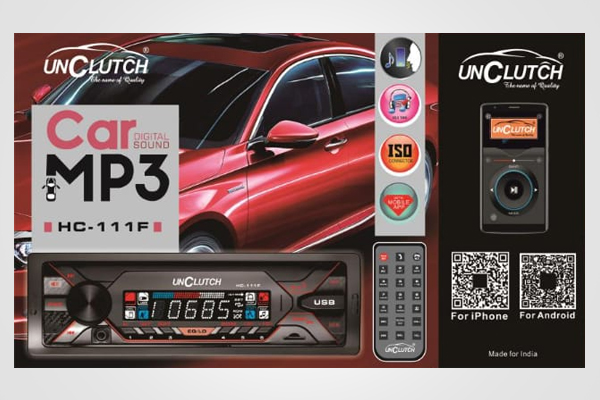 UNCLUTCH Car MP3 Player having Digital Sound with Mobile app HC-111F
