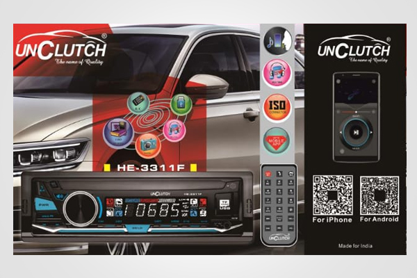 UNCLUTCH Car MP3 Player having Digital Sound with Mobile app HE-3311F