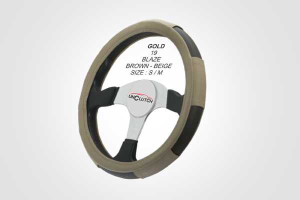 Steering Cover Gold