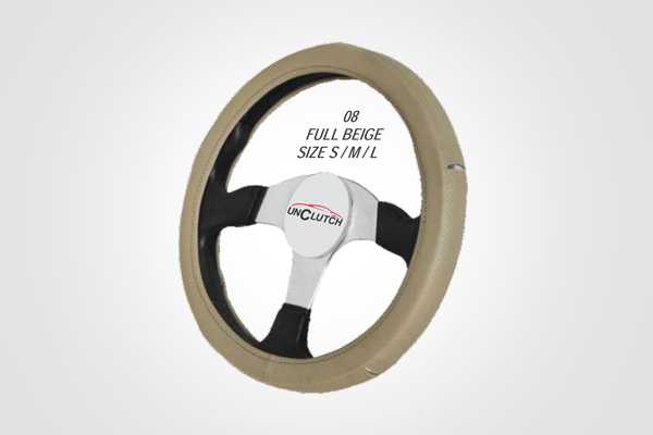 Steering Cover Gold Chrome